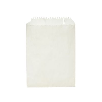 1 4 White Flat Paper Bag