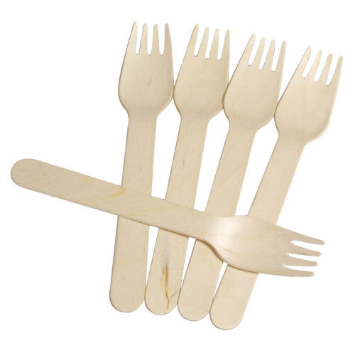 Disposable Wooden Fork 14 Cm 500x500